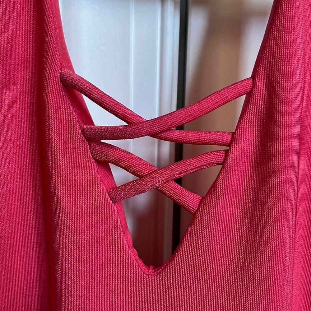 Size 12 Bisou Bisou Halter Dress - Picture 2 of 7
